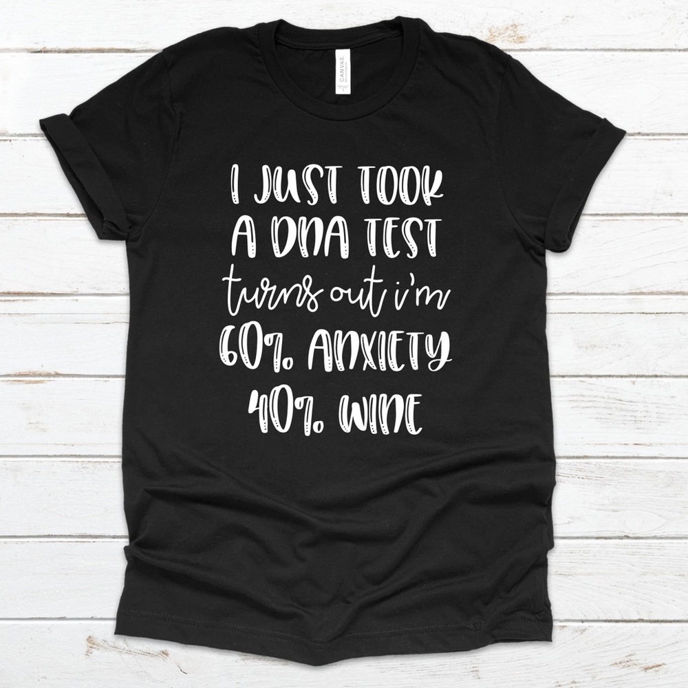 NWT I Just Took A DNA Test Graphic Tee Shirt